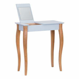 Svetlosivý toaletný stolík so zrkadlom Ragaba Dressing Table, dĺžka 65 cm