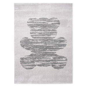 Detský sivý koberec Nattiot Teddy, 120 × 170 cm