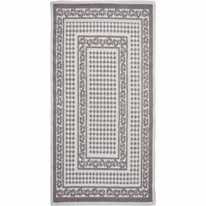 Sivobéžový bavlnený koberec Vitaus Olivia, 80 × 150 cm
