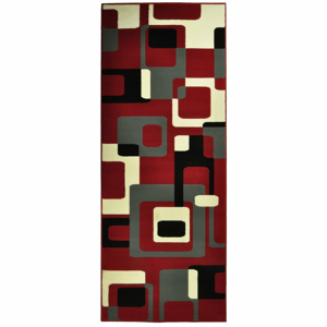 Červený koberec Hanse Home Hamla Retro, 120 × 170 cm