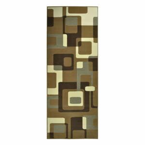 Hnedý koberec Hanse Home Hamla Retro, 80 × 300 cm