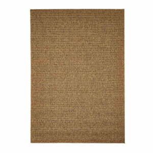 Hnedý vonkajší koberec Floorita Plain, 133 × 190 cm