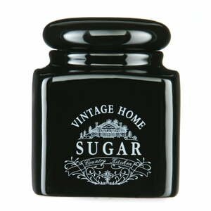 Čierna dóza na cukor Premier Housewares Vintage Home