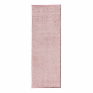 Ružový behúň Hanse Home Pure, 80 x 400 cm