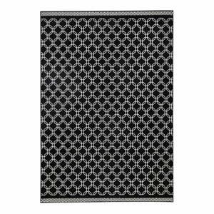Čierny koberec Hanse Home Chain, 140 × 200 cm