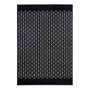 Čierny koberec Hanse Home Twist, 140 × 200 cm