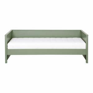 Zelená posteľ/sofa WOOOD Nikki, 200 × 90 cm