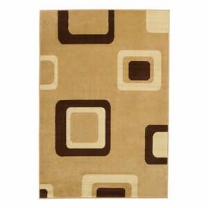 Béžový koberec Think Rugs Diamond, 80 × 140 cm