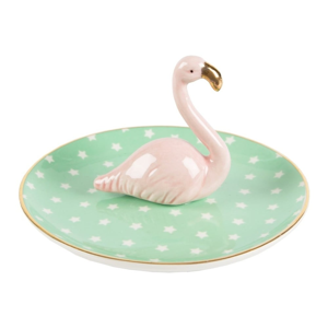 Keramická miska na šperky Sass & Belle Tropical Flamingo