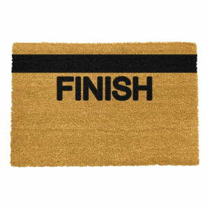 Rohožka z prírodného kokosového vlákna Artsy Doormats Finish Line, 40 x 60 cm