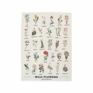 Utierka z bavlny Gift Republic Wild Flowers, 50 x 70 cm