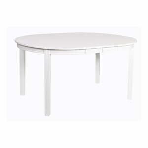 Biely rozkladací jedálenský stôl Rowico Wittskar, 150 × 107 cm