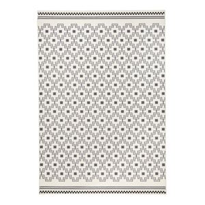 Čierno-biely koberec Hanse Home Cubic, 140 × 200 cm