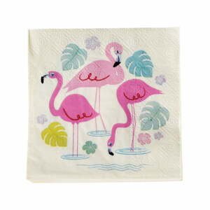 Sada 20 obrúskov Rex London Flamingo Bay
