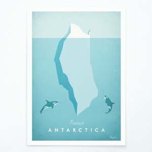 Plagát Travelposter Antarctica, A2