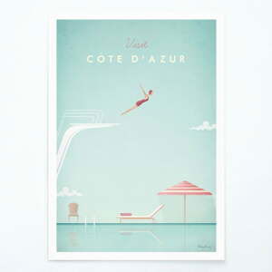 Plagát Travelposter Côte d'Azur, A3