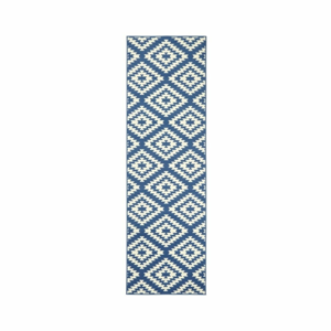 Modro-biely behúň Hanse Home Jenny, 80 × 300 cm