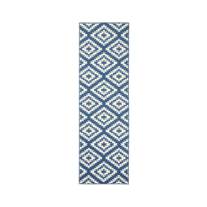 Modro-biely behúň Hanse Home Jenny, 80 × 350 cm