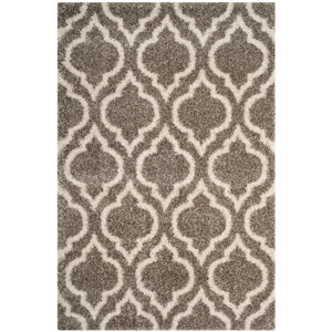 Sivo-hnedý koberec Safavieh Mati, 154 × 228 cm