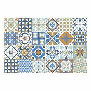 Sada 24 nástenných samolepiek Ambiance Azulejos Ornaments Mosaic, 10 × 10 cm