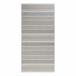 Sivý vonkajší koberec Bougari Strap, 80 x 200 cm