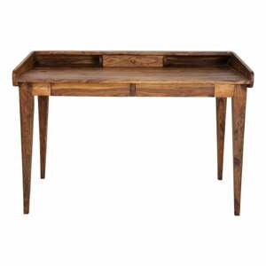 Pracovný stôl z e×otických drevín Kare Design Authentico
