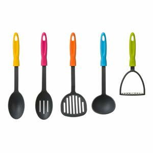 Set 5 kuchynských nástrojov Premier Housewares Kitchen Tool Set Grey Nylon