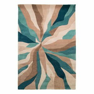 Tyrkysovomodrý koberec Flair Rugs Splinter, 80 x 150 cm