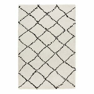 Béžovo-čierny koberec Mint Rugs Allure Ronno Black Cream, 160 × 230 cm