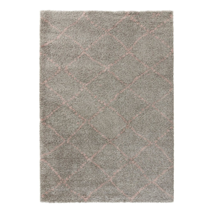 Sivý koberec Mint Rugs Allure Ronno Grey Rose, 160 × 230 cm