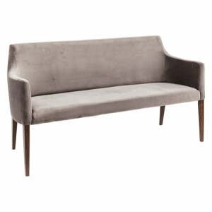 Sivá lavica Kare Design Bench Mode Velvet