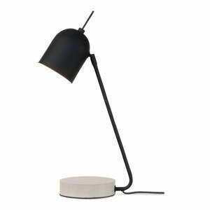 Čierno-sivá stolová lampa s kovovým tienidlom (výška 57 cm) Madrid – it's about RoMi
