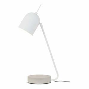 Biela stolová lampa s kovovým tienidlom (výška 57 cm) Madrid – it's about RoMi