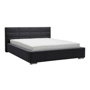 Sivá dvojlôžková posteľ Mazzini Beds Reve, 140 × 200 cm