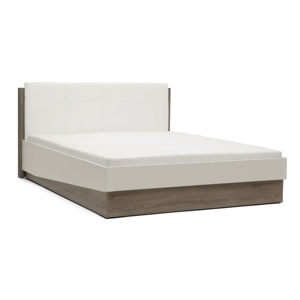 Biela dvojlôžková posteľ Mazzini Beds Dodo, 160 × 200 cm