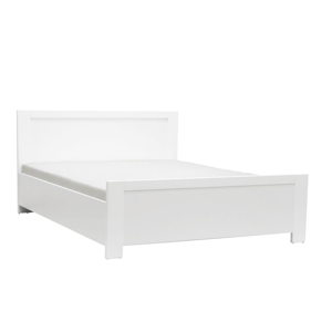 Biela dvojlôžková posteľ Mazzini Beds Sleep, 140 × 200 cm