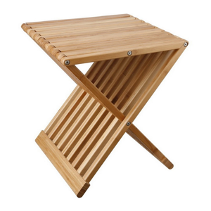 Skladací odkladací stolík/stolička z bambusu Tomasucci Tiger