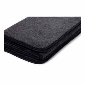 Čierna vlnená deka Royal Dream Merino Wool Quilt, 160 × 200 cm