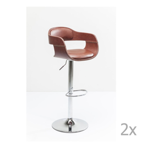 Hnedá barová stolička Kare Design Monaco Nougat