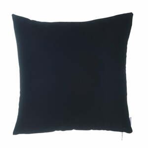 Čierna obliečka na vankúš Apolena Simple, 43 × 43 cm