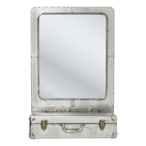 Nástenné zrkadlo s úložným priestorom Kare Design Suitcase