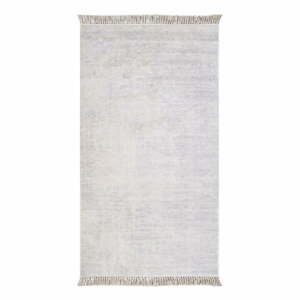 Sivý koberec Vitaus Hali Geometrik, 80 × 150 cm
