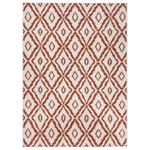 Červeno-biely vonkajší koberec Bougari Rio, 120 x 170 cm