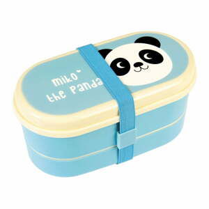 Modrý obedový bento box Rex London Miko The Panda