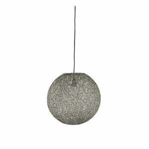 Sivé stropné svietidlo LABEL51 Twist, ⌀ 45 cm