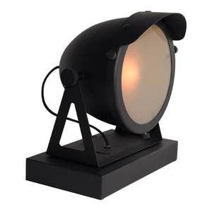 Čierna stolová lampa LABEL51 Cap