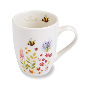 Hrnček z porcelánu Cooksmart ® Bee Happy, 350 ml