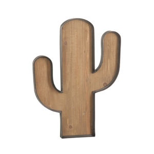 Dekorácia J-Line Cactus Wood