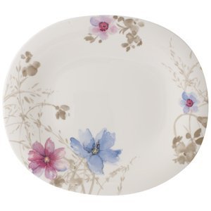 Plytký oválny tanier, kolekcia Mariefleur Gris Basic - Villeroy & Boch