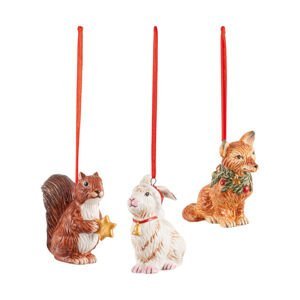 Vianočná závesná dekorácia s motívom zvierat, 3 ks, kolekcia Nostalgic Ornaments - Villeroy & Boch